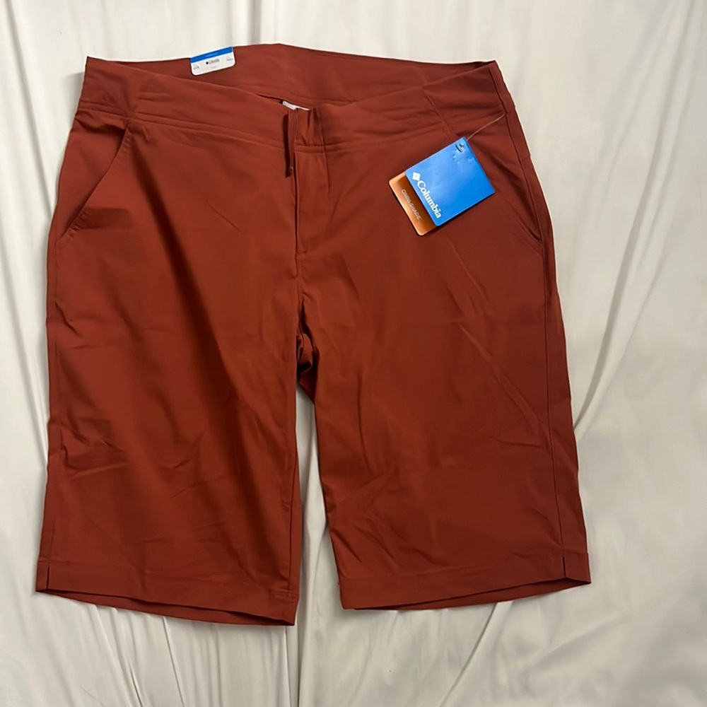 Size 10 Burnt orange/red Columbia Bermuda shorts
